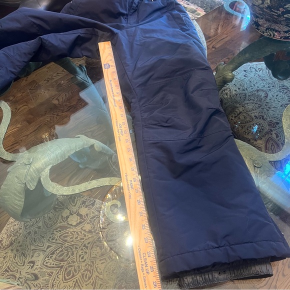 Lands End Youth Squall Grow-A-Longs Ski Snow Pants Blue Sz 12 Flex Knee Zip Leg - Picture 11 of 12